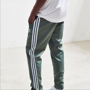 adidas beckenbauer pants green
